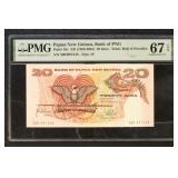 Papua New Guinea 1989-2001 PMG 67EPQ Graded Paper