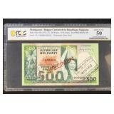 Madagascar 1974-75 PCGS 50 Graded Paper Money Pick