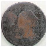 US Coins 1795 Plain Edge Large Cent, circulated wi
