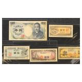 Japan Paper Money 22 total (incl 10 North Korea) i