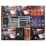 US Coins 2019 / 2022 Uncirculated & Proof Sets, wi