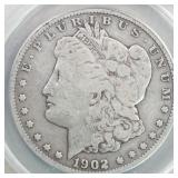 US Silver Coins 1902-S Morgan Silver Dollar Graded