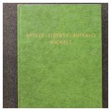 US Coins Liberty & Buffalo Nickels collection in W