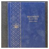 US Silver Coins 1948-1962 Franklin Half Dollars co