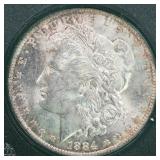 US Silver Coins 1884-O Morgan Silver Dollar Circul