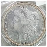 US Silver Coins 1881 Morgan Silver Dollar Circulat