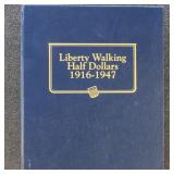 US Silver Coins 1916-1947 Liberty Walking Half Dol
