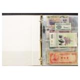 China Paper Money 48 total in binder in mixed cond