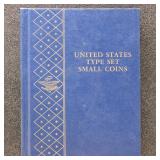 US Silver Coins Type set in Whitman album with pen