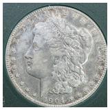 US Silver Coins 1904-S Morgan Silver Dollar Circul