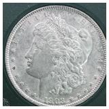 US Silver Coins 1903 Morgan Silver Dollar Circulat