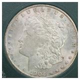 US Silver Coins 1902-S Morgan Silver Dollar Circul