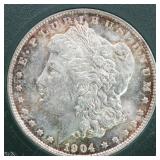 US Silver Coins 1904-O Morgan Silver Dollar Circul