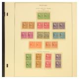 US Stamps #803//851 1938 Presidential Series Regul