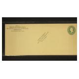 US Postal Stationery 1870s Specimen Entires