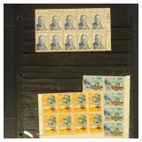 China ROC Stamps Mint Blocks & Singles on pa