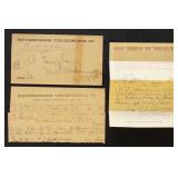 US Telegraphs B&O Railroad 1880s & 1886 Enterprise