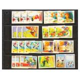 Disney Imperforate Stamps Group of 23, Somali Repu