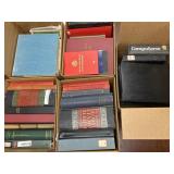 Worldwide Stamps 5 Bankers Boxes of Albums, mostly