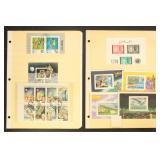 Worldwide Stamps Mint NH Souvenir sheets, Blocks,