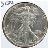 US Silver Coins 1944 Walking Liberty Half Dollar