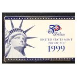 US Coins 1999-2000 Proof Sets in Original Mint Pac
