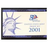 US Coins 2001-2002 Proof Sets in Original Mint Pac