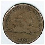 US Coins 1857 Flying Eagle Small Cent