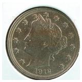 US Coins 1912 Liberty Nickel