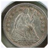 US Silver Coins 1853 Seated Liberty Arrows Half Di