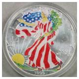 US Silver Coins 1999 American Silver Eagle 1 oz Co