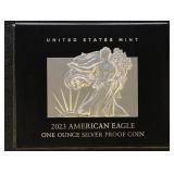 US Silver Coins 2023 $1 American Silver Eagle 1 oz