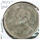 Worldwide Coins 1935-M Peso Philippines Commonweal