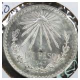 Worldwide Coins 1943 Mexico Peso