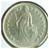 Worldwide Coins 1963-B Switzerland Franc