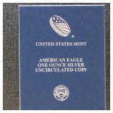 US Silver Coins 2020 American Silver Eagle 1 oz Un