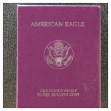 US Silver Coins 1986 American Silver Eagle 1 oz Pr
