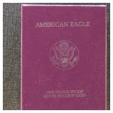 US Silver Coins 1988 American Silver Eagle 1 oz Pr