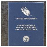 US Silver Coins 2019 American Silver Eagle 1 oz Un