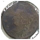 US Coins 1820 Liberty Large Cent