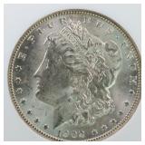 US Silver Coins 1902-O $1 Morgan Silver Dollar Gra