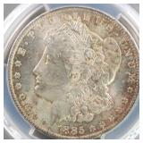 US Silver Coins 1885-O $1 Morgan Silver Dollar Gra