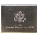 US Coins 1994 Mint Premier Silver Proof Set in Ori