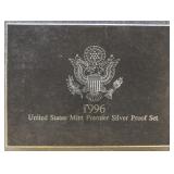 US Coins 1996 Mint Premier Silver Proof Set in Ori