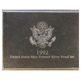 US Coins 1992 Mint Premier Silver Proof Set in Ori