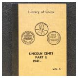 US Coins 1941-1961 Lincoln cent album with 58 Linc