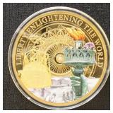 US Coins Gold Plated Liberty coins