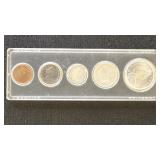 Canada Coins 1965 5-PC Proof/Mint Coin Set