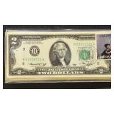 US Paper Money 6 x 1976 $2 Federal Reserve Notes w