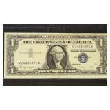 US Paper Money 1957-B $1 Silver Certificate / 1934